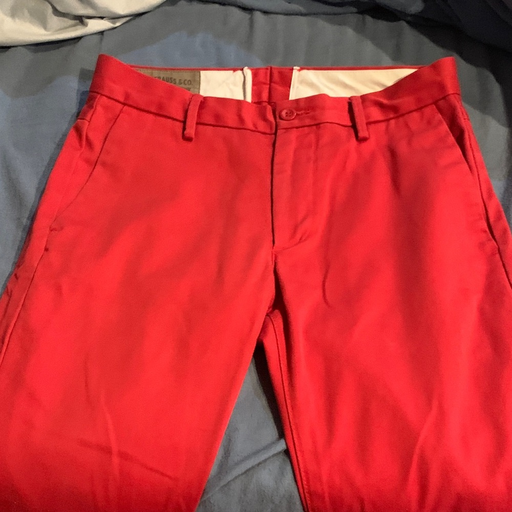 Levi's Bold Red Chinos for Men
